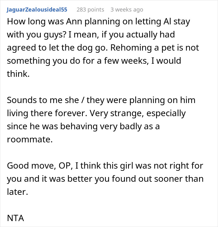 Guy Welcomes Girlfriend’s Jobless Brother Into His Home, Kicks Them Both Out When They Ask Him To Get Rid Of His Dog