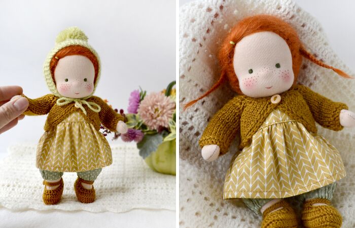 I Create Waldorf Mini Baby Dolls 7 Inch Tall (16 Pics)