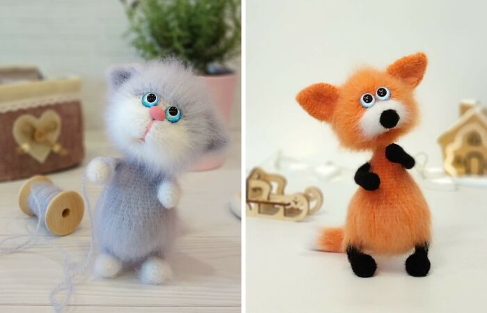 I Create Cute Fluffy Crochet Toys (17 Pics)