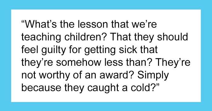 “How Are We Rewarding Students For Something That’s Beyond Their Control?”: Dad Thinks It’s Time To End Perfect Attendance Awards