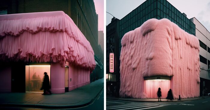 Artist 'Invades' Major Capitals Around The World With Fluffy And Flossy Pink Drapes And The Result Is Adorable (56 Pics)