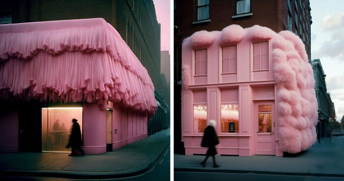 Artist 'Invades' Major Capitals Around The World With Fluffy And Flossy Pink Drapes And The Result Is Adorable (56 Pics)