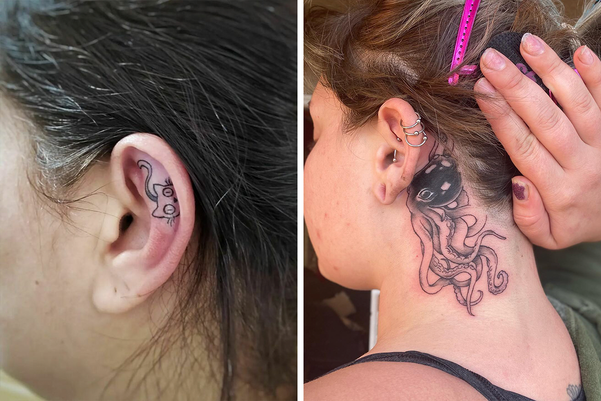 15 Behind The Ear Tattoos That Are Cute And Classy  Society19