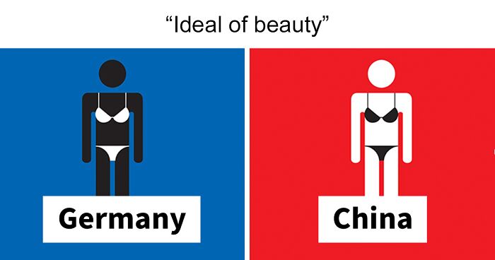 24 Funny Illustrations That Show The Cultural Differences Between The East And The West Made By This Artist