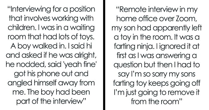 People Are Cracking Up At These 40 Funny, Bizarre Or Awkward Job Interviews Others Had To Deal With