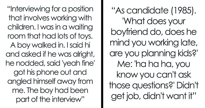 40 People Online Shared Funny To Weird To Awkward Job Interviews They Had To Endure