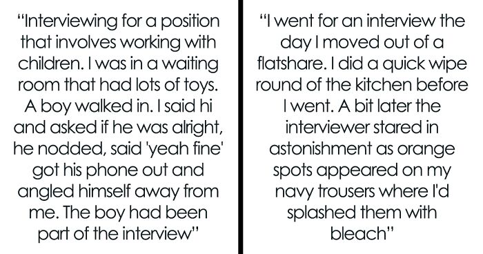 40 Funny, Bizarre Or Awkward Job Interviews People Online Just Had To Deal With