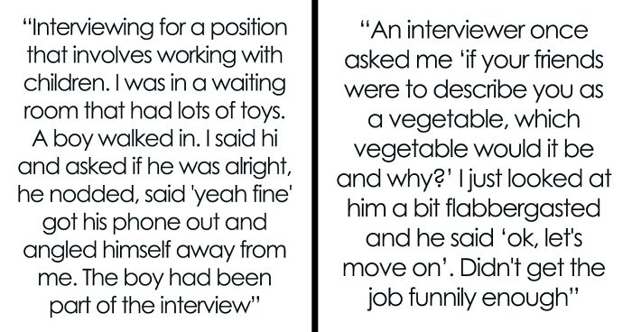 40 “Horror Stories” From Job Interviews, As Shared By Applicants And Employers Online