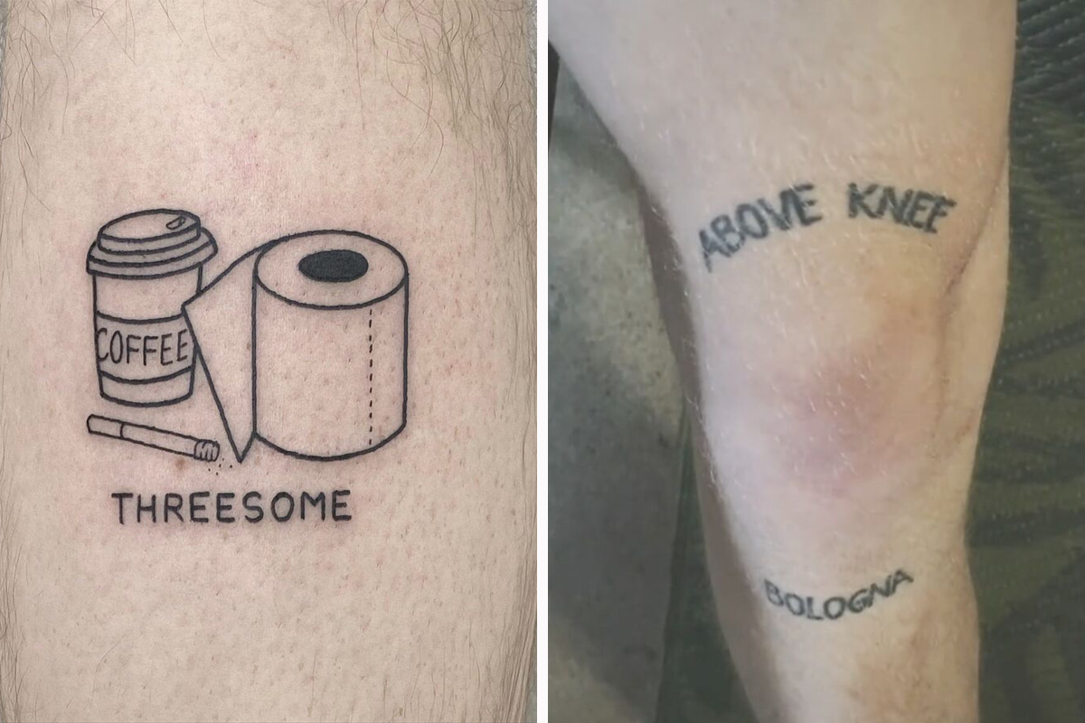 90 Funny Tattoos That Might Just Tickle Your Fancy  Bored Panda