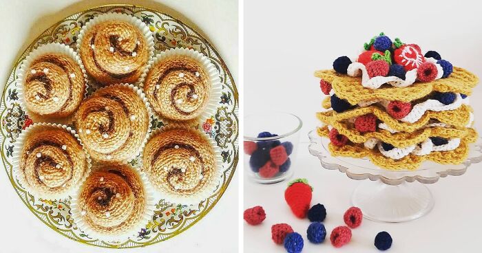 45 Drool-Inducing Crocheted Food Items Made By This Finnish Artist