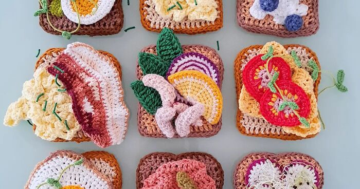 This Artist’s Crocheted Food Items Look Good Enough To Eat (45 Pics)