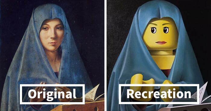 Reproduction Of Classical Paintings With A LEGO Twist By Italian Artist Stefano Bolcato (27 Pics)