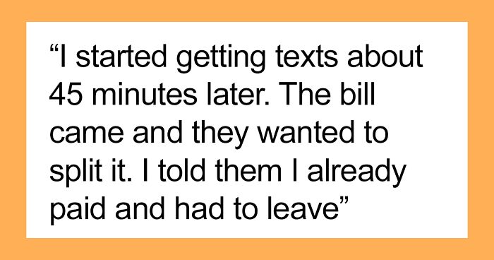 Moneyed Friend Quietly Bails, Knowing That Pals Who Over-Ordered Will Expect Them To Split The Restaurant Bill