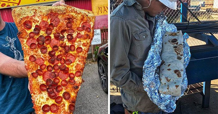 96 Times People Just Had To Document These Insanely Large Portions Of Food They Received In The US