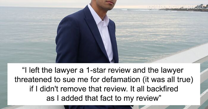 Lawyer Livid Over Bad Review, Threatens With Lawsuit Over Defamation, Receives Tons Of Random Bad Reviews In Return