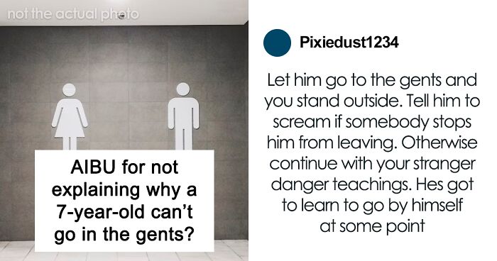 Mom Is Concerned About Letting Her Son Go To Men's Bathrooms Alone, Gets Called Paranoid Online