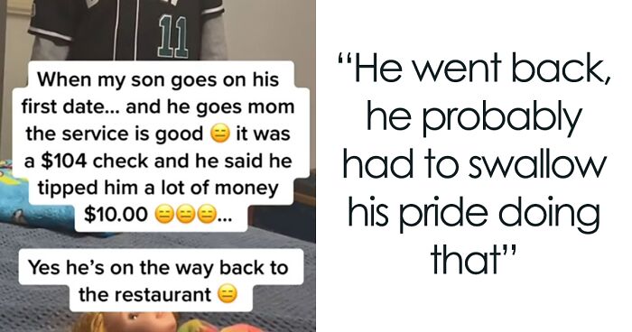 “He’s On The Way Back To The Restaurant”: Mom Teaches Son A Valuable Lesson On Tipping Culture, Starts A Discussion Online