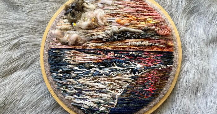 I Am A Textile Artist And I Create Tonal Impressionism Embroideries (14 Pics)