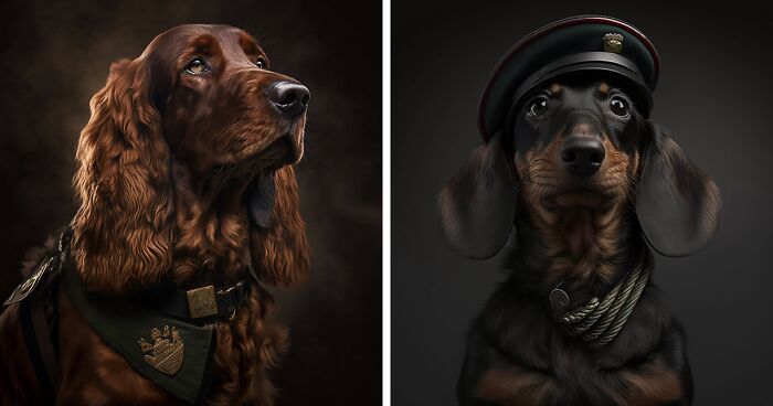 43 Realistic Portraits Of Dogs By Marjan Radovic Showing That They Are The Real Heroes