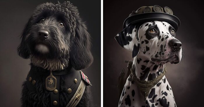 Incredibly Realistic AI-Generated Portraits Of Dogs Looking As If They're From The 19th Century (43 Pics)