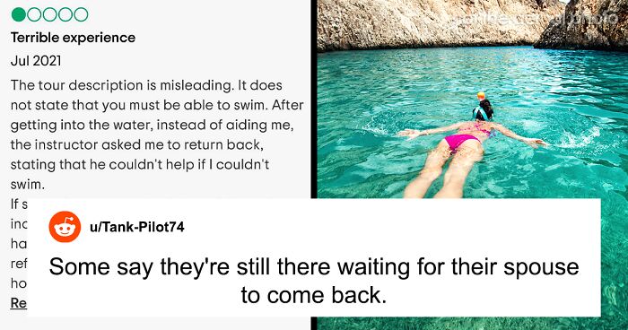 Non-Swimmer Books A Snorkeling Tour, Gets Roasted By A Business Owner When He Leaves 1-Star Review Online