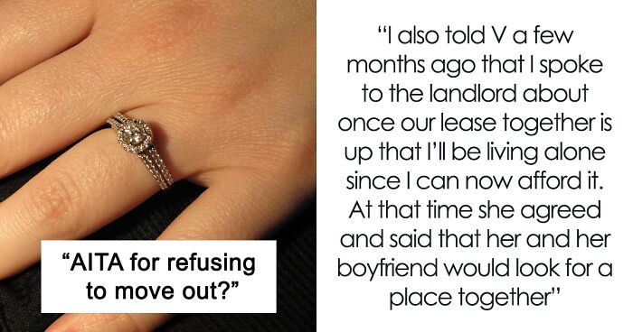 24 Y.O. Woman Refuses To Move Out Of Her Shared Apartment After Her Roommate Gets Engaged, Roommate Gets Livid