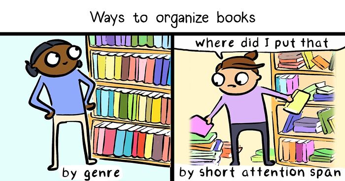 Here Are My 60 Silly-Spooky Comics About Books, Cats, And Being Queer