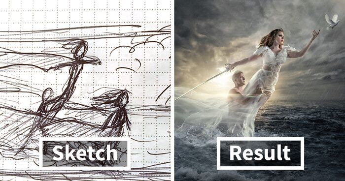 Bringing Sketches To Life With Digital Magic: My 8 Creations