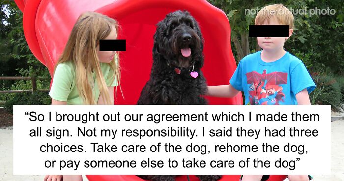 Man Is The Main Carer For The Dog He Never Wanted, Gets Annoyed And Tells His Family He’ll Rehome It If They Continue Neglecting It