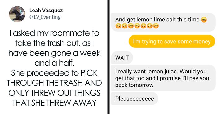 People Share Screenshots Of Unbelievable Roommates That Might Scare You Away From Living With Someone