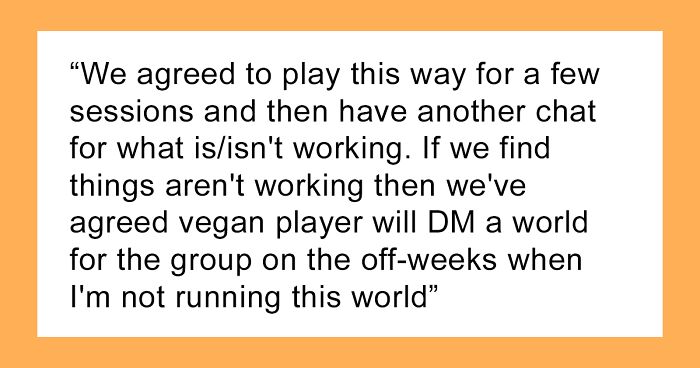 Game Master Turns To Dungeons And Dragons Community Online For Advice On A Vegan Player Demanding A “Cruelty-Free World” To Play In