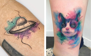 98 Watercolor Tattoos That Are Truly Ethereal