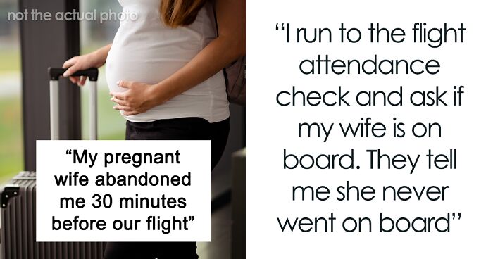 Husband Is Struggling To Make Sense Of His Pregnant Wife's Sudden Disappearance At The Airport, Turns To The Internet For Support