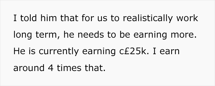 Boyfriend Makes 4 Times Less Than His Girlfriend, She's Getting The "Ick" Because Of It
