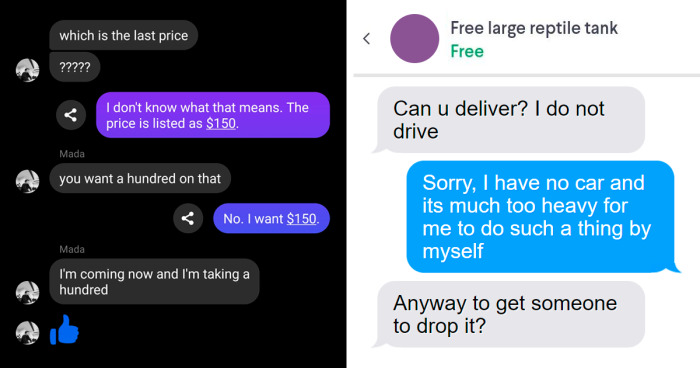 48 Times People Encountered The Most Unhinged Potential Buyers When Selling Online (New Pics)