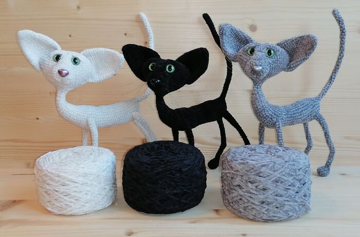Crochet Oriental Cats