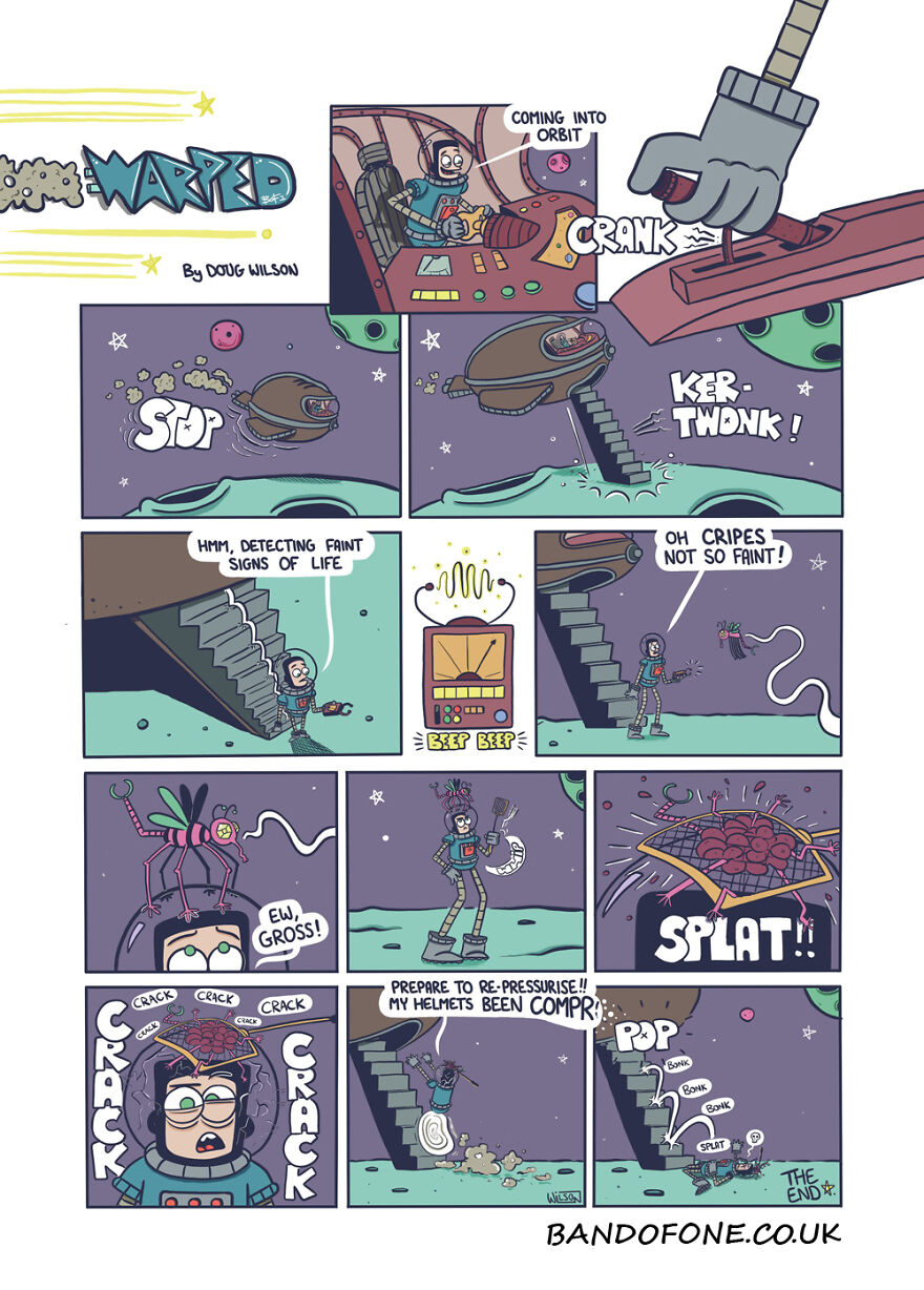 I Make Comics About A Doomed Spaceman And His Robot Side-Kick.