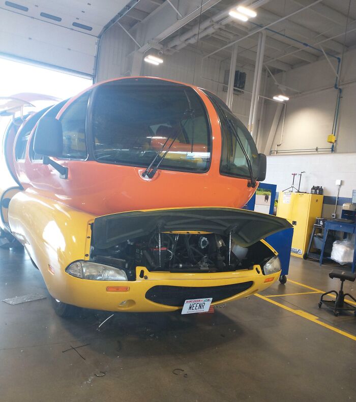 Got To Work On The Wienermobile Today