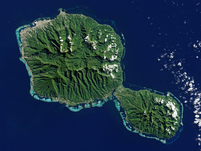 Observatory image of French Polynesia