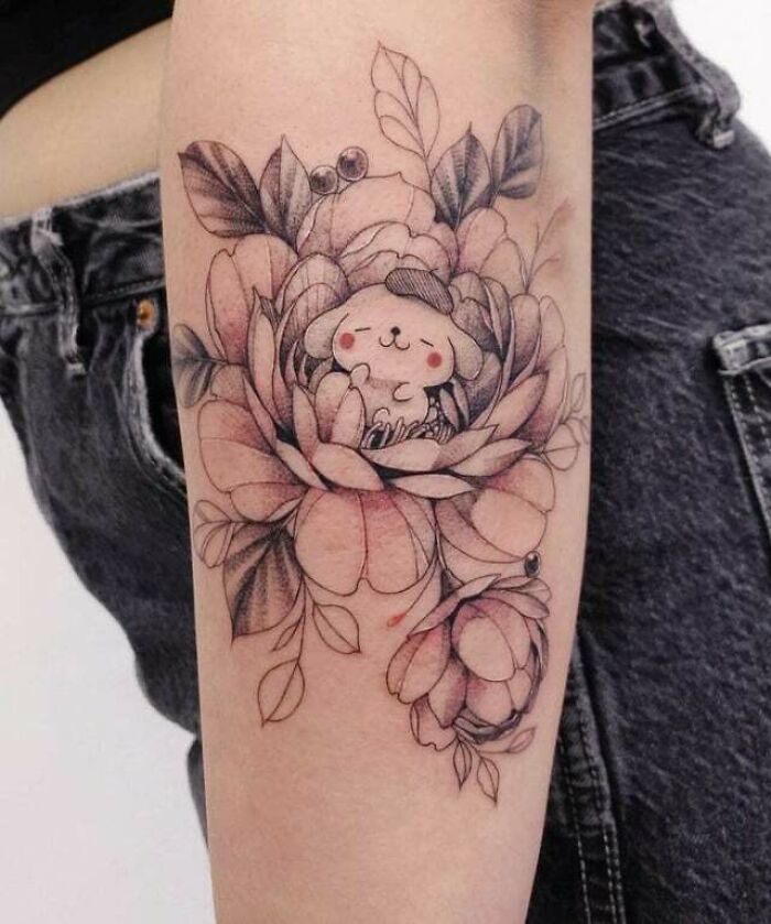 1sheet Flower Pattern Tattoo Sticker | SHEIN USA