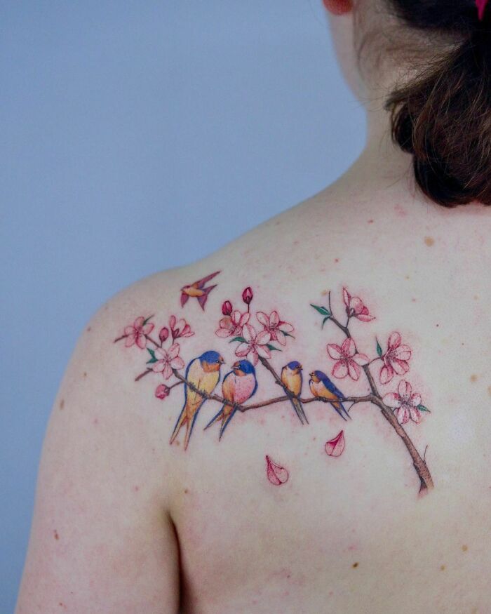 Family birth flowers half sleeve  Say As I Do Tattoo  Facebook