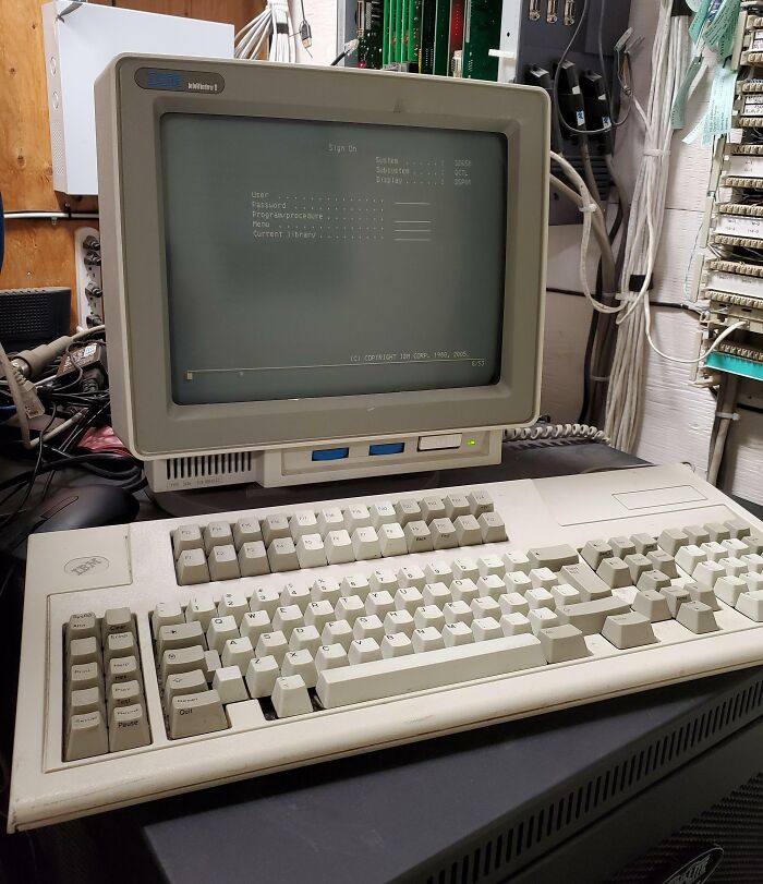 This Ibm Terminal We Just Replaced At Work