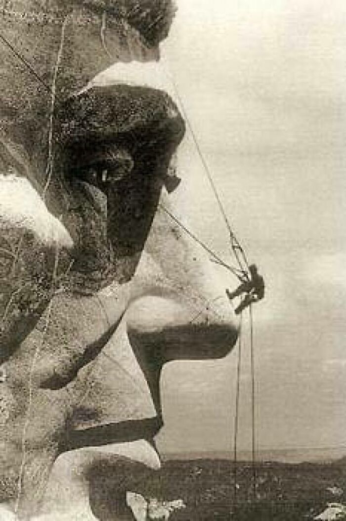 The Construction Of The Mount Rushmore, 1928