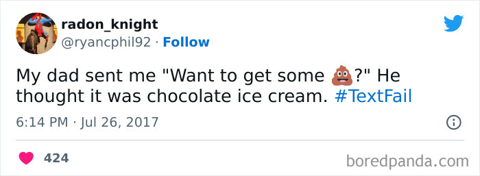 man thi king that poo emoji is a chocolate ice cream 