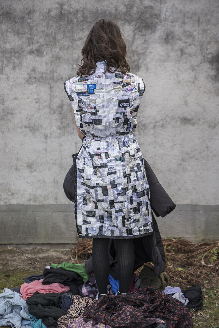 I Made A Dress From 811 Labels