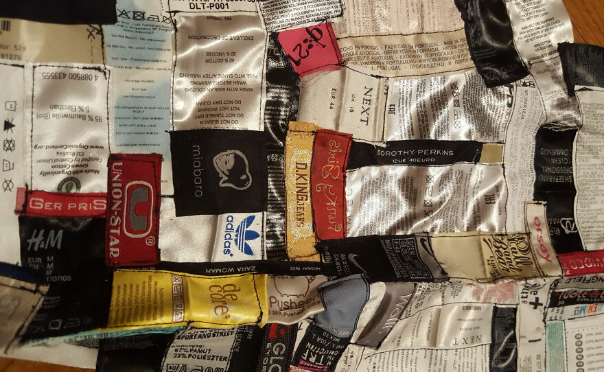 I Made A Dress From 811 Labels