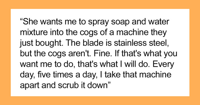 Angry Boss Belittles Employee For Following Exact Meat Slicer Cleaning Instructions, Gets Slapped With Malicious Compliance