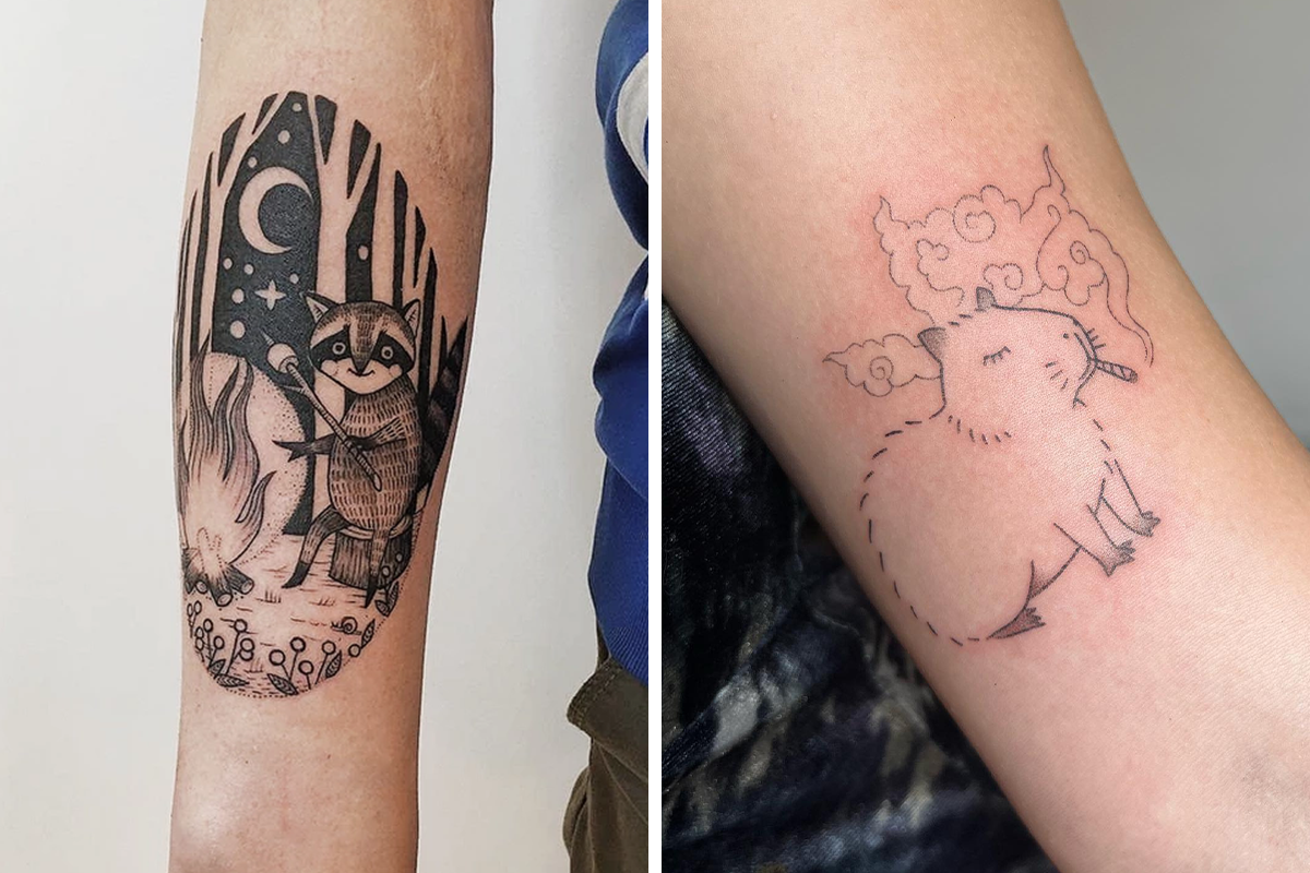 Dress Up Your Skin With These Fun Temporary Tattoos of Animals