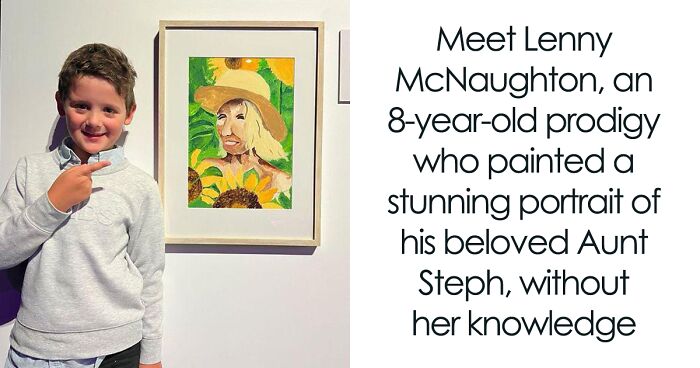 Talented 8-Year-Old's Portrait Of His Aunt Becomes Finalist In Prestigious Art Competition