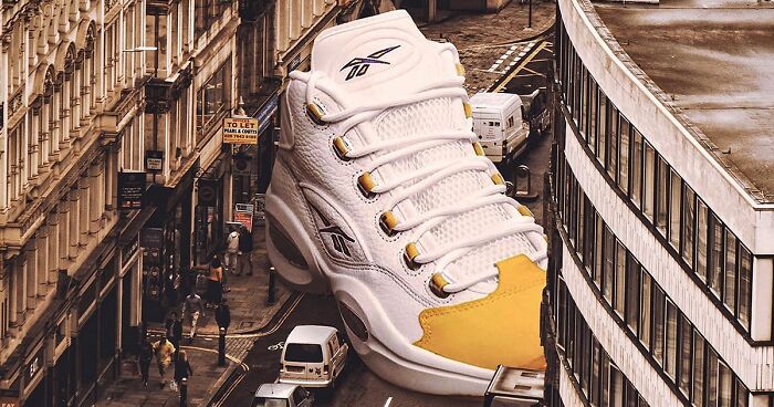 79 Surreal Images Of Sneakers Placed In Some Very Interesting Locations By Carlos Jiménez Varela